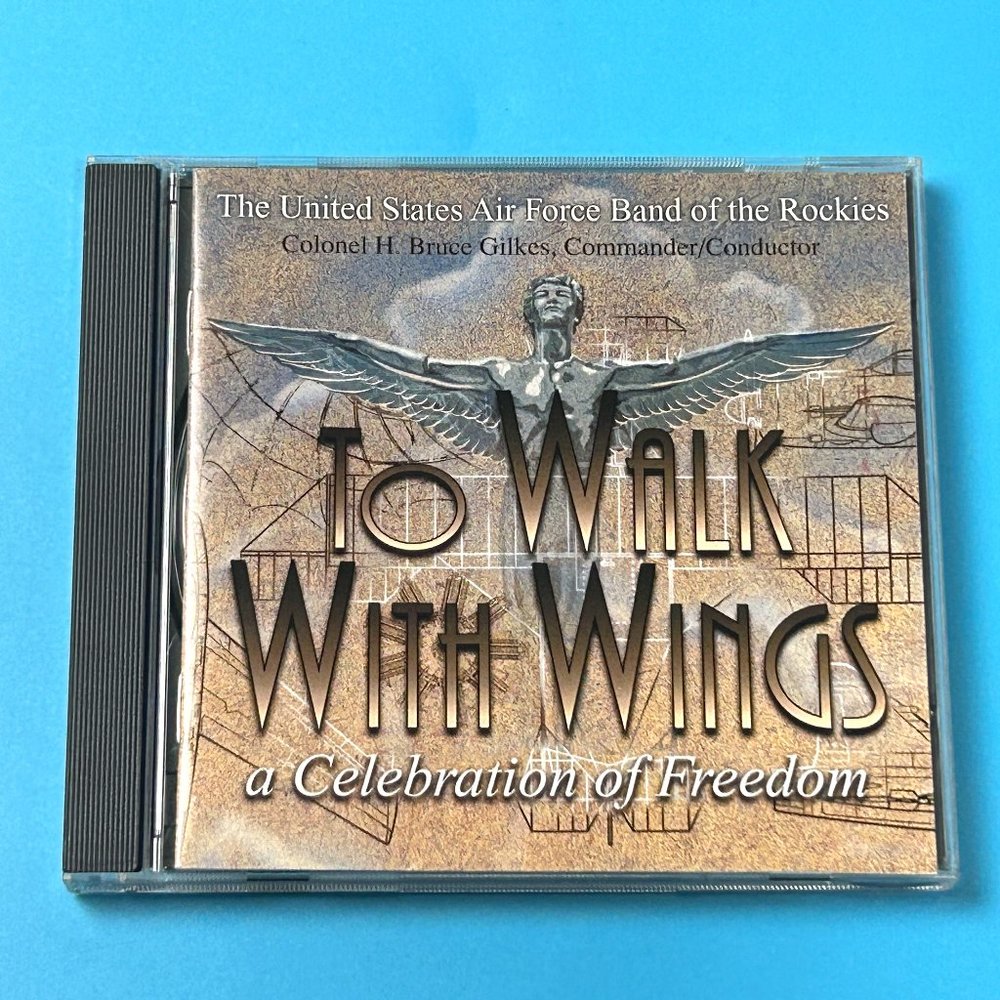 RARE The United States Air Force Band Of The Rockies TO WALK WITH WINGS CD